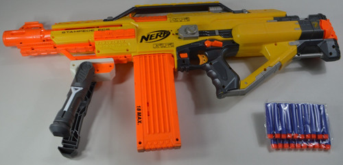 Nerf stampede with - nerf, bipod,